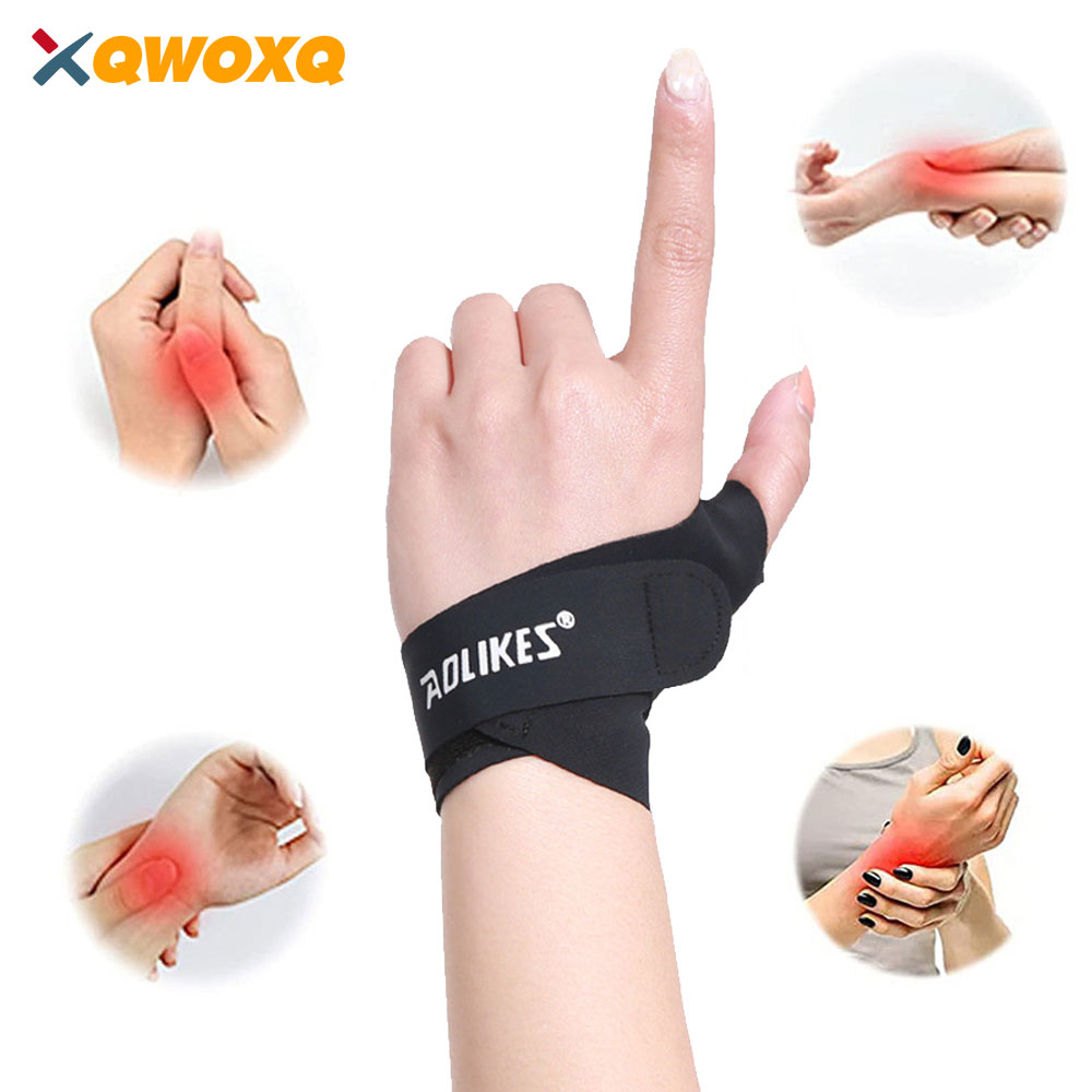 Lifting Straps Wrist - Gelang penyangga jempol dapat diatur, gelang