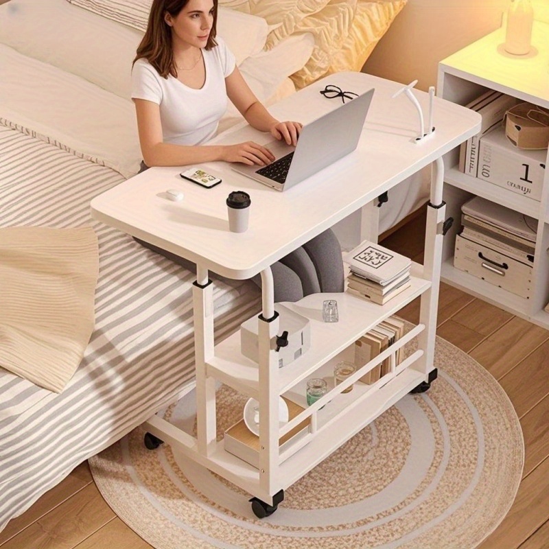 Adjustable Weight Bench - Meja Lipat Multifungsi dengan Roda, Tinggi