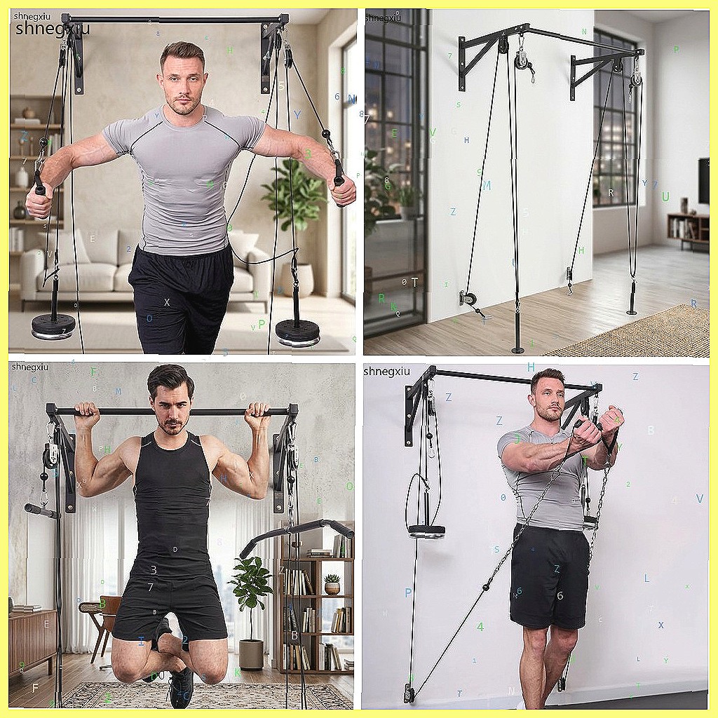 Home Gym Cable Pulley System - Sistem Katrol Kebugaran DIY yang Dipasang