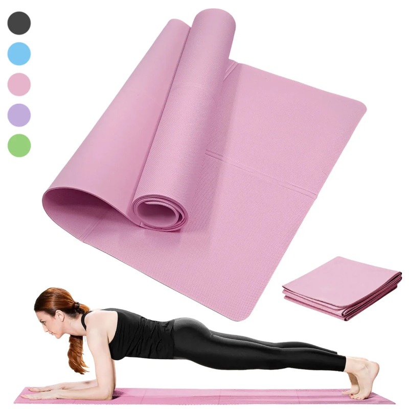 Home Gym Rubber Flooring - Matras Yoga Pilates Matras Kebugaran Ketebalan