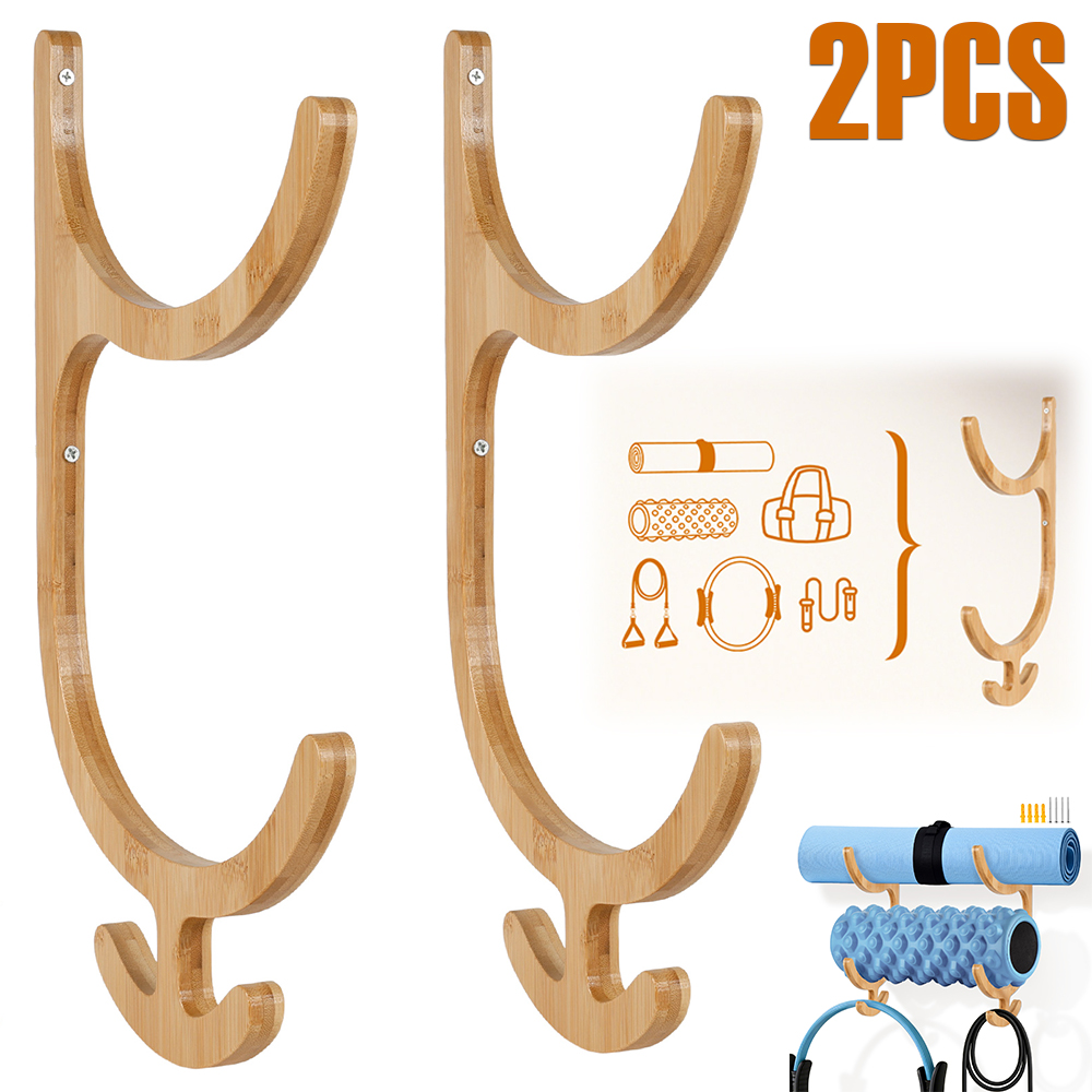 Home Gym On Wall - 2 Buah Rak Penyimpanan Matras Yoga
