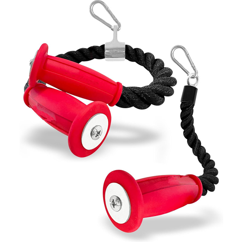 Home Gym Cable - Tali Trisep Ergonomis Anti-selip Kabel Tambahan