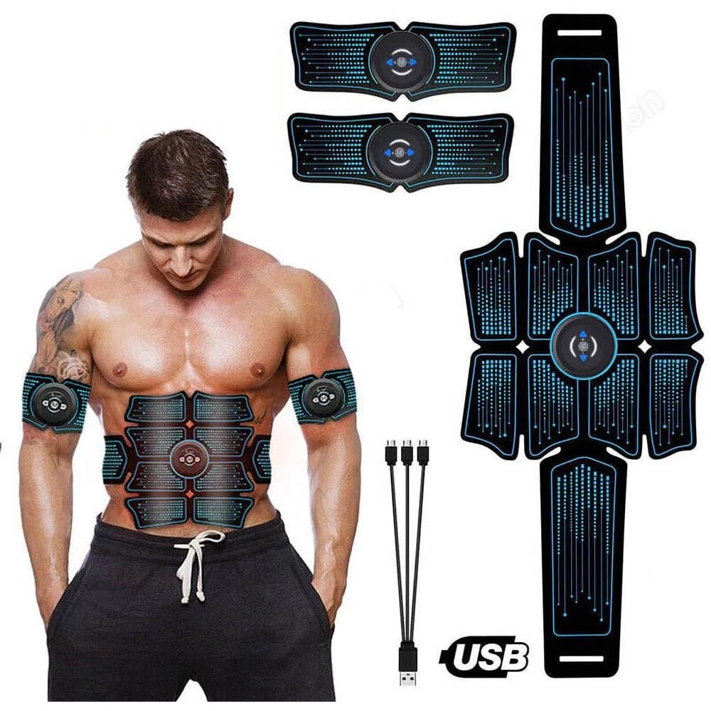 Home Gym Needs - Stimulator Otot Perut EMS, Alat Pijat