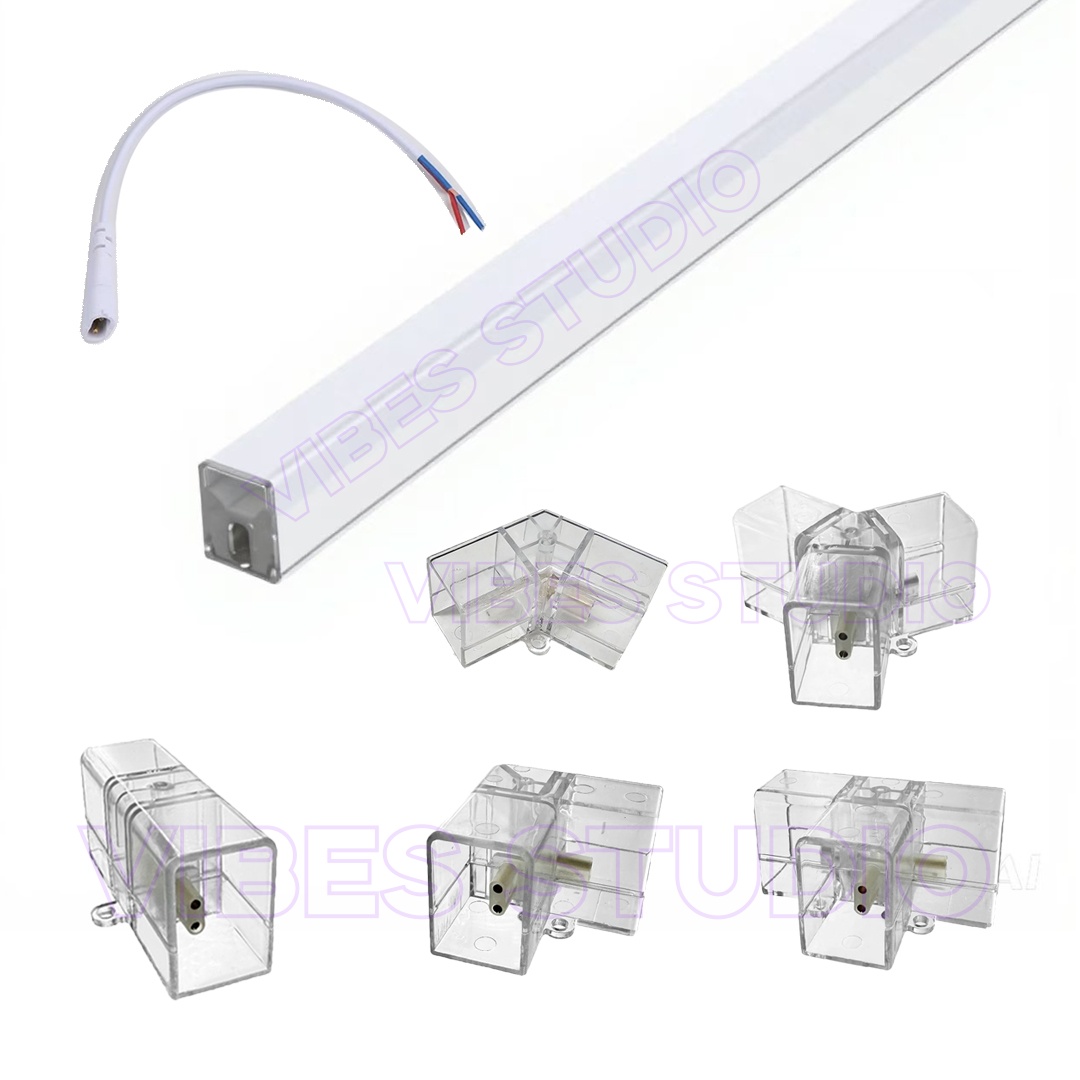 Home Gym Youtube - Lampu LED Heksagonal 6500K Cahaya Alami