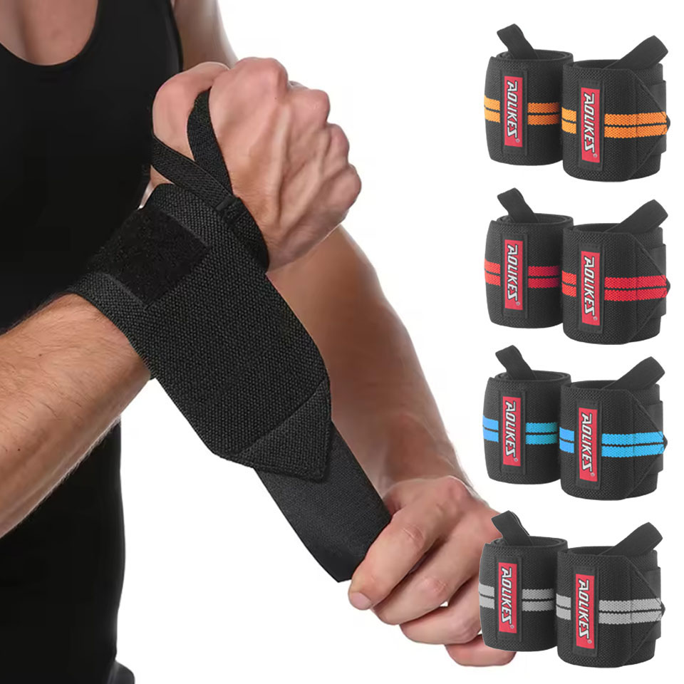 Lifting Straps Wrist - AOLIKES Pembalut Pergelangan Tangan Fitness untuk