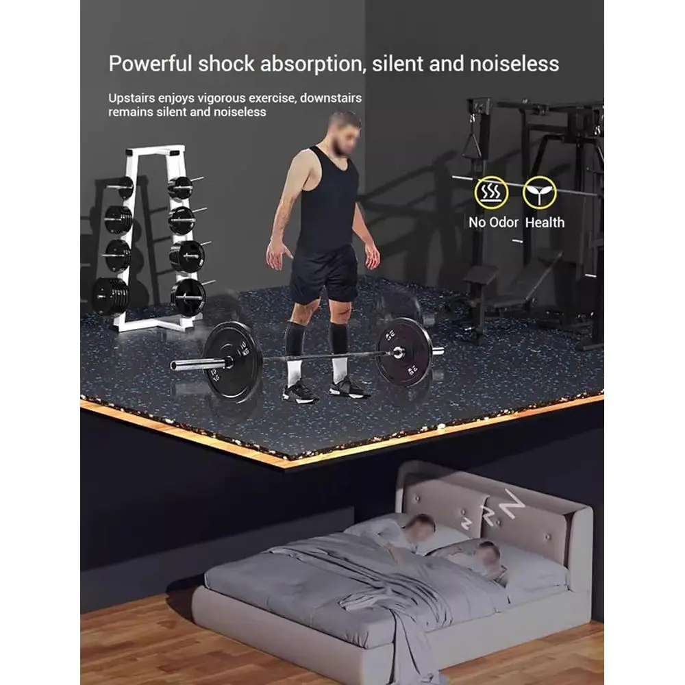 Ubin Lantai Busa Interlocking  - Home Gym Rubber Flooring ulasan dan harga