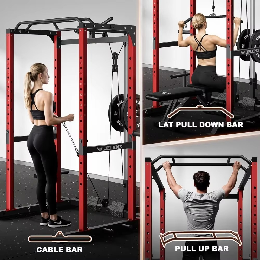 Rak Multifungsi S21 Power Cage - Home Gym Cable ulasan dan harga