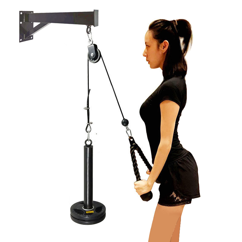 Gym Dinding Kebugaran DIY Katr - Home Gym Cable Pulley System ulasan dan harga