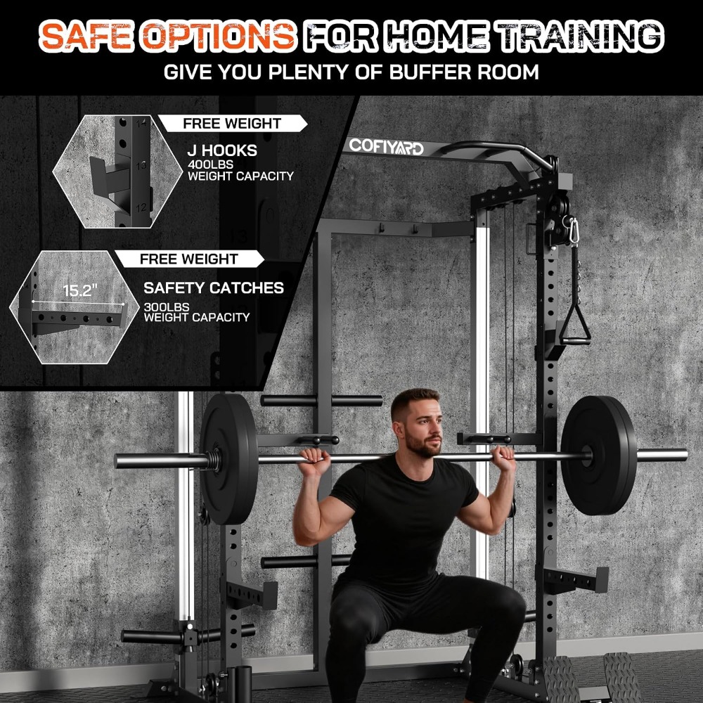 Rak Power Cage Squat Multifung - Home Gym Cable Pulley System ulasan dan harga