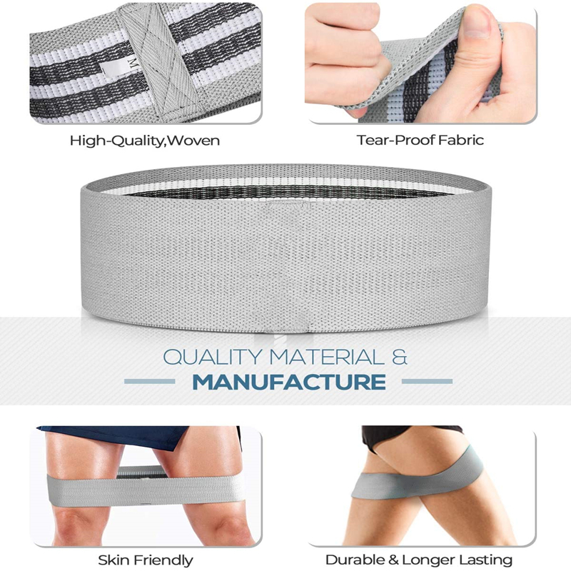 3PCS Wanita Pria Kain Resistan - Home Gym Academy ulasan dan harga