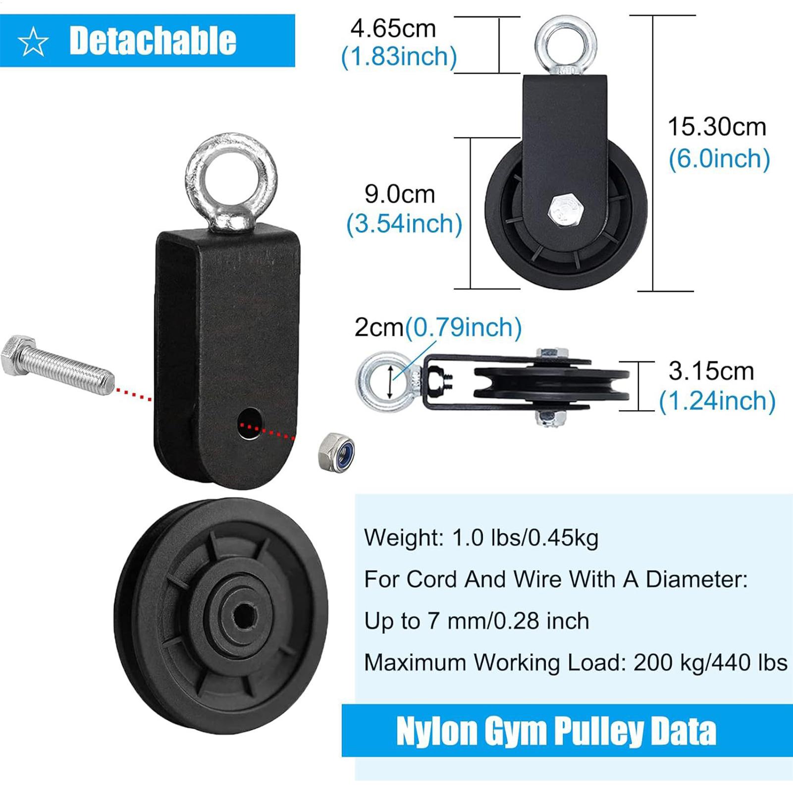 Roda Katrol Gym Baja Tahan Lam - Home Gym Cable Pulley System ulasan dan harga