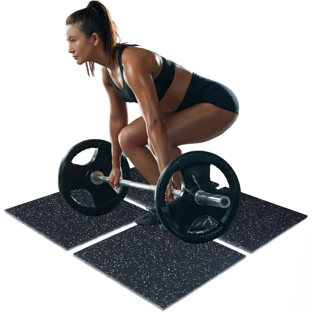 Ubin Lantai Interlocking 40x40 - Home Gym Rubber Flooring ulasan dan harga