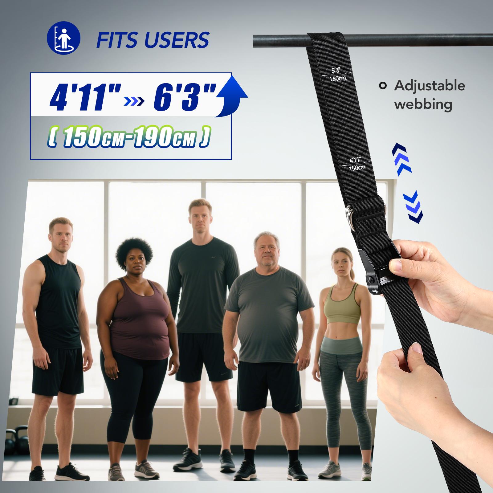 Set Tali Bantu Pull Up Heavy D - Home Gym Academy ulasan dan harga