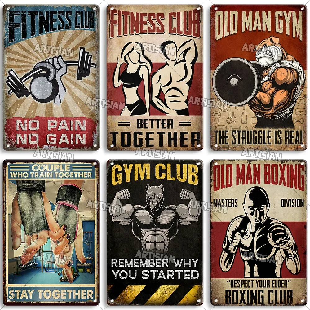 Papan Seni Lukisan Kata-Kata I - Home Gym On Wall ulasan dan harga
