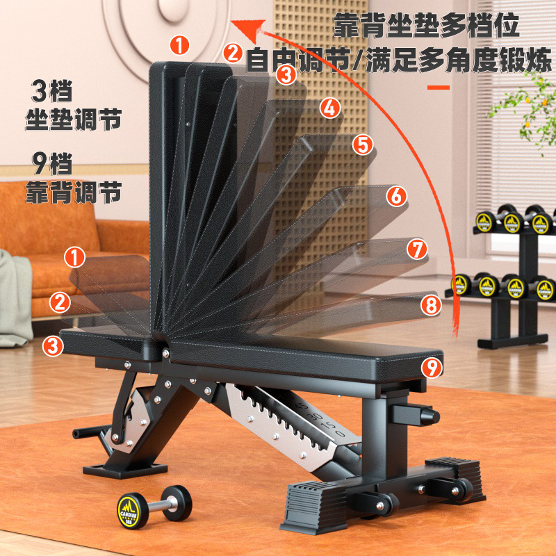 Bangku Dumbbell Multi-Fungsi y - Adjustable Weight Bench ulasan dan harga