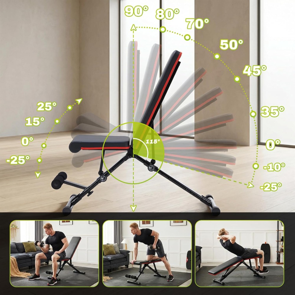 Bangku Angkat Beban yang Dapat - Adjustable Weight Bench ulasan dan harga
