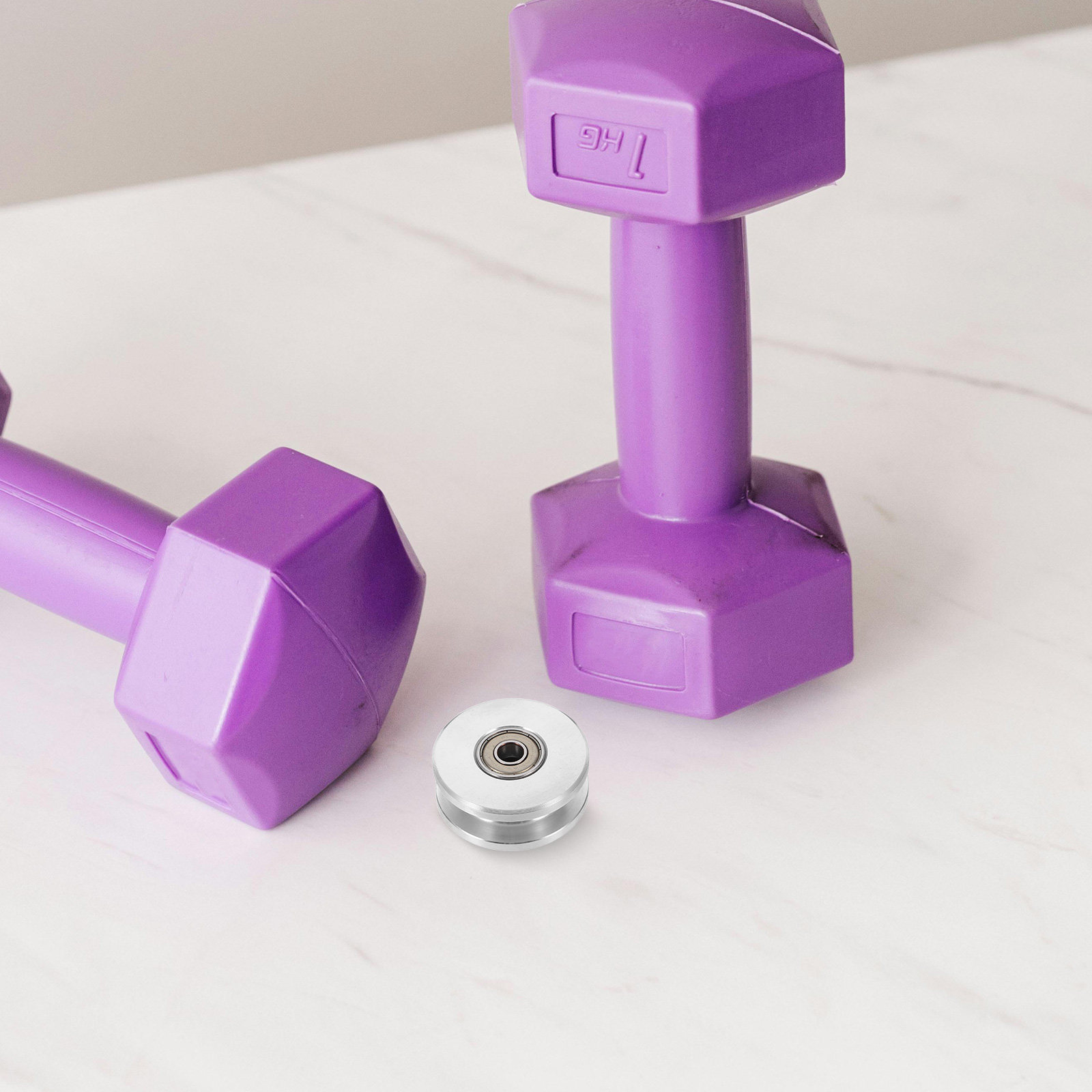 Roda Katrol Fitness U-Groove d - Home Gym Cable Pulley System ulasan dan harga
