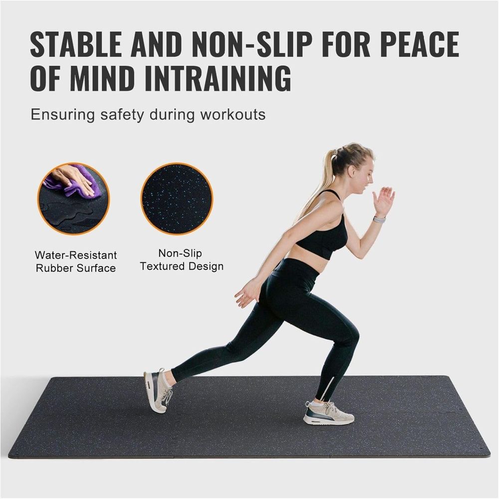 Matras Olahraga Karet Busa Int - Home Gym Rubber Flooring ulasan dan harga