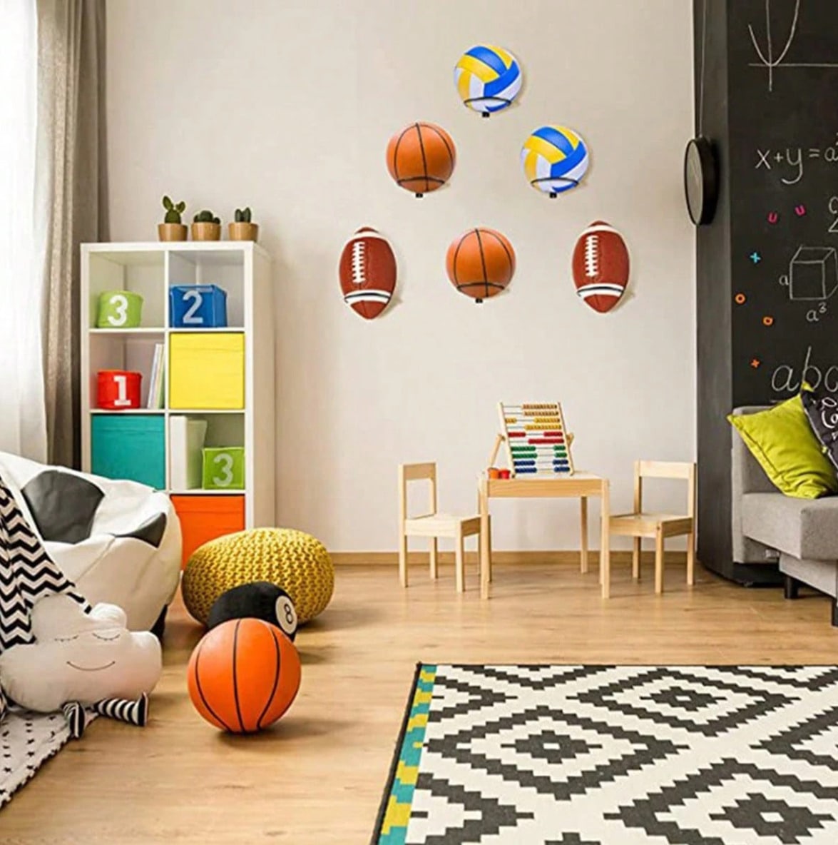 Rak Pajangan Bola Basket yang  - Home Gym On Wall ulasan dan harga