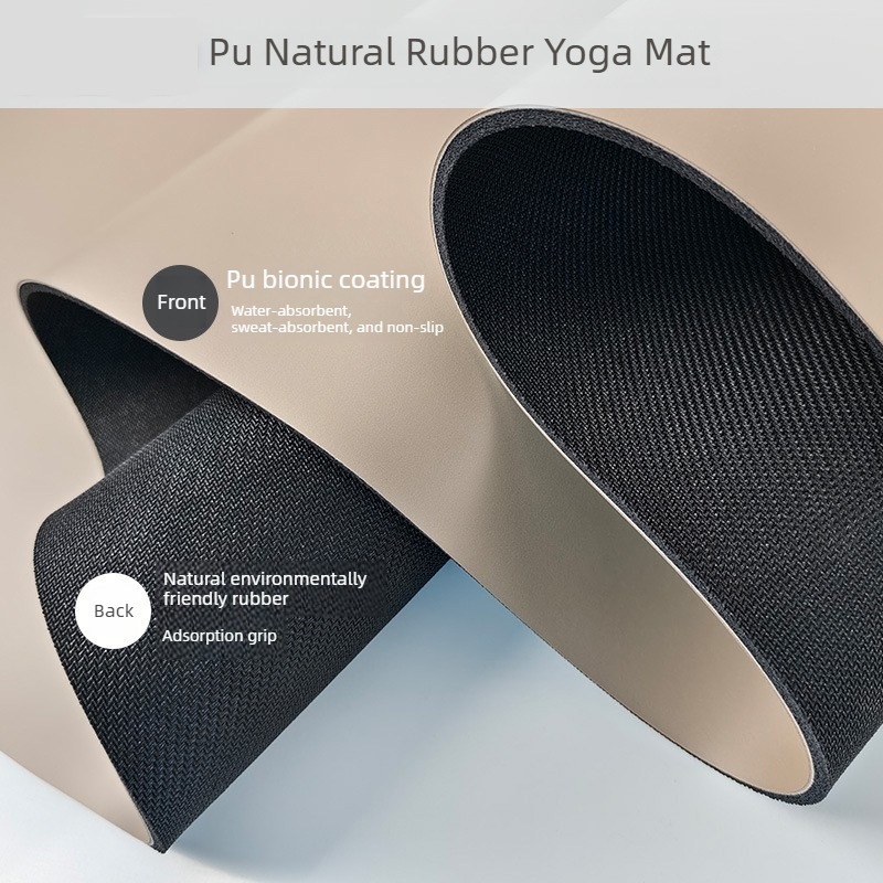 Matras Yoga Karet Alam Oval PU - Home Gym Rubber Flooring ulasan dan harga