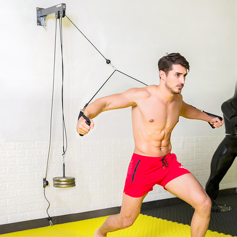 Sistem Katrol DIY Universal, A - Home Gym Cable Pulley System ulasan dan harga
