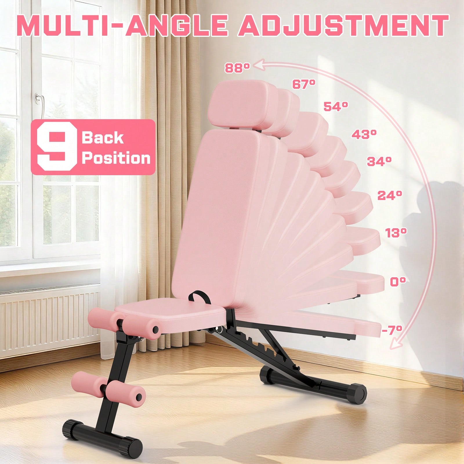 GIKPAL 9 Posisi Bangku Angkat  - Home Gym Luxury ulasan dan harga