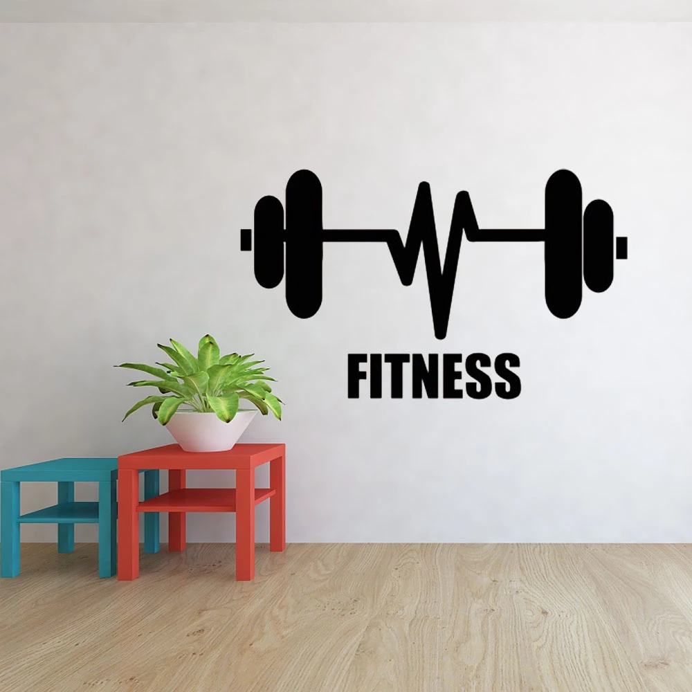 Stiker dinding budaya GYM, 1 b - Home Gym On Wall ulasan dan harga