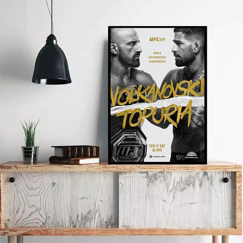 Poster Pertarungan Gelar Kejua - Home Gym On Wall ulasan dan harga