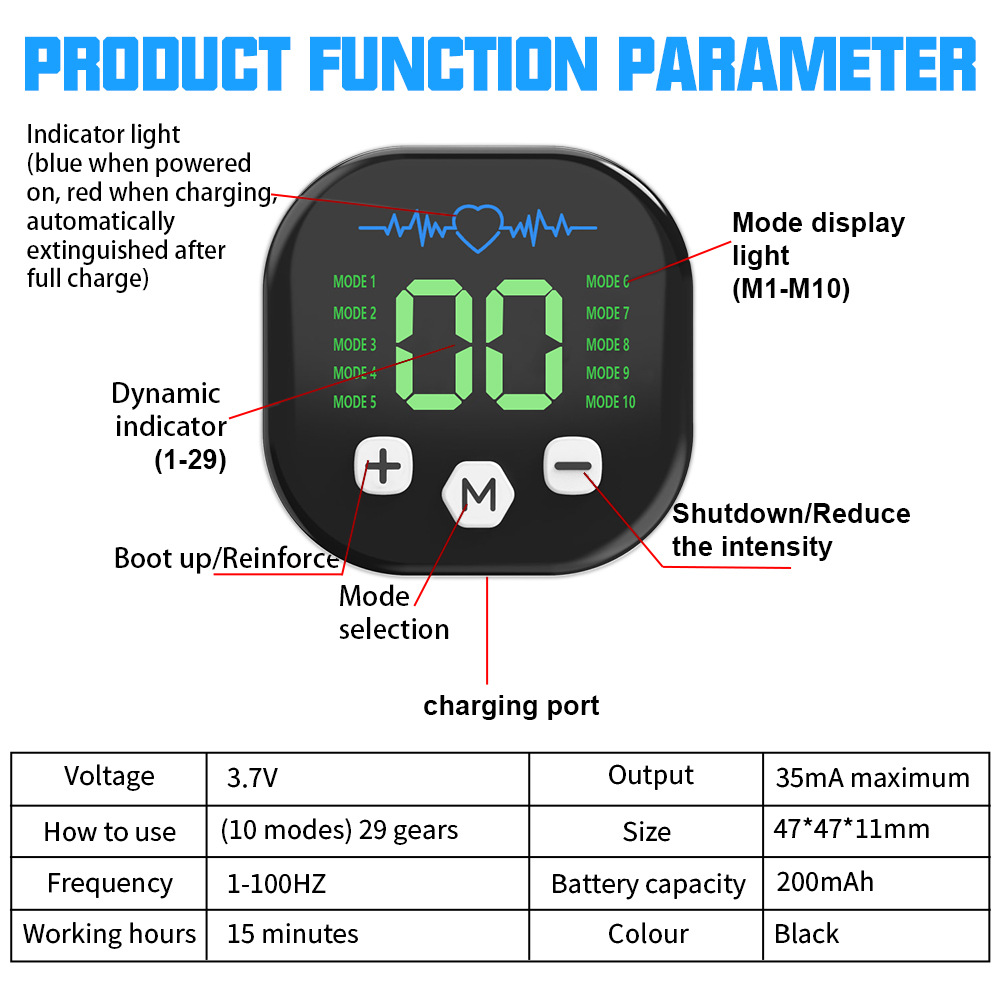 EMS Stimulator Otot Pelatih Pe - Home Gym Academy ulasan dan harga