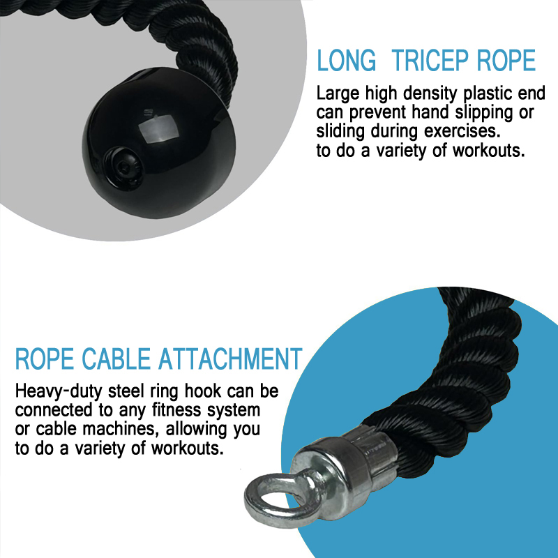Perlengkapan Kabel Tali Trisep - Home Gym Cable Pulley System ulasan dan harga