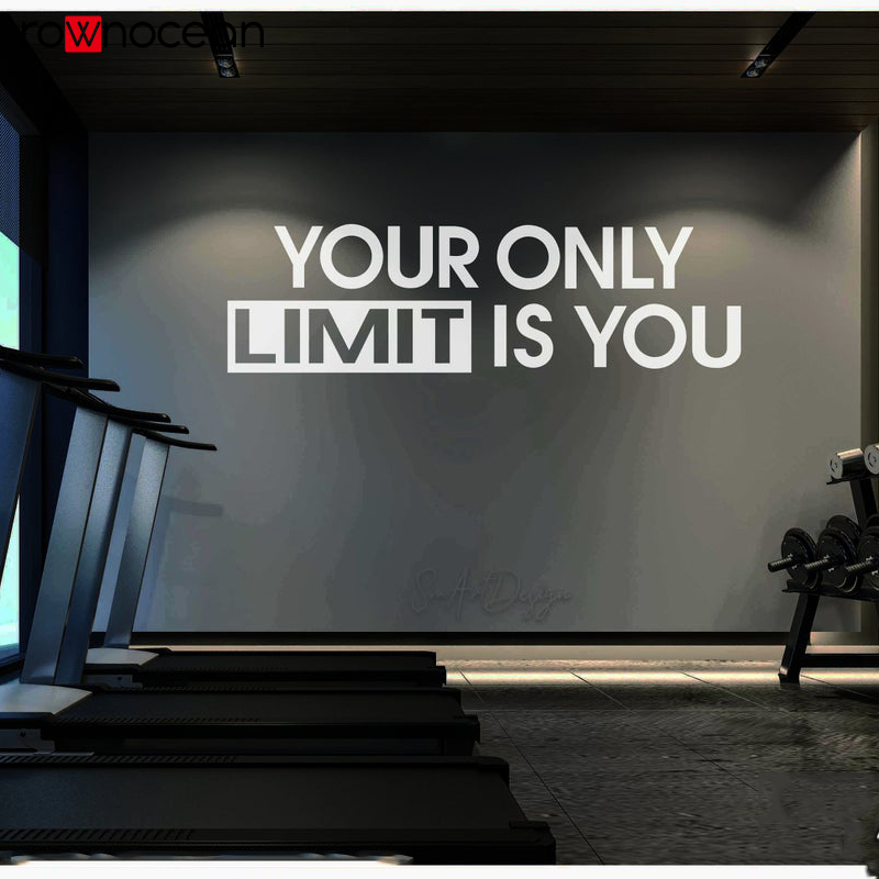 Satu-satunya Batas Anda Adalah - Home Gym On Wall ulasan dan harga